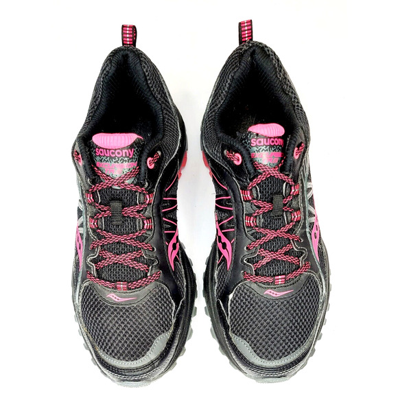 Saucony Excursion TR9 Women's Size 10 Black Pink Trail Running Shoes S15249-15 - Picture 4 of 9